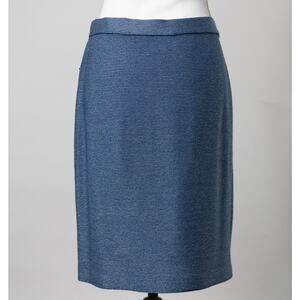 St. John Collection by Marie Gray Blue Skirt Size 8
